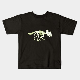 Skeleton of a Stegosaurus Dinosaur Kids T-Shirt